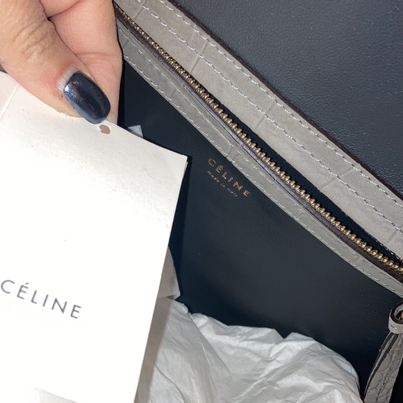 Authentic Celine Phantom Crocodile embossed bag - Picture 5 of 6